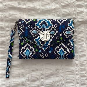 Vera Bradley turn lock wristlet